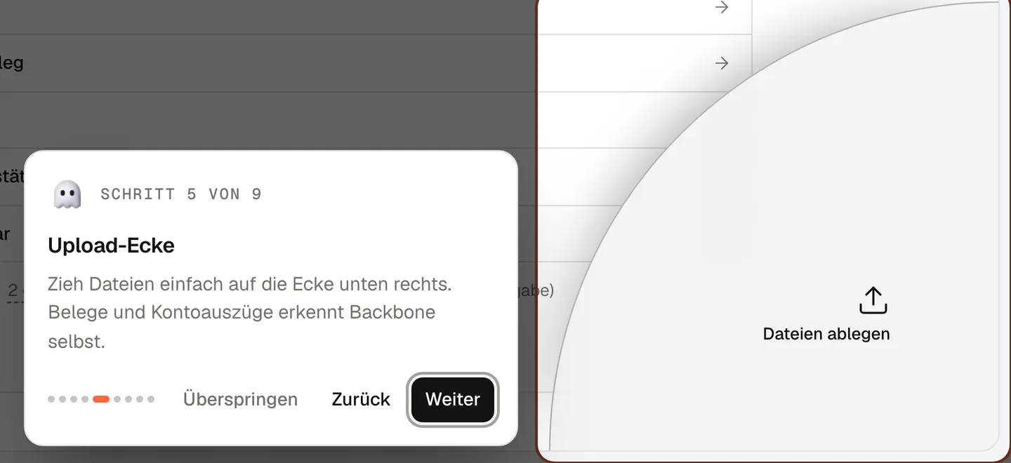 Upload-Ecke